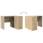 Escritorio de Esquina de Roble de Sonoma 102x88x75 cm Madera Engineered de , Escritorios - Ref: Foro24-3337275, Precio: 140,9...