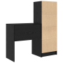 Escritorio con Almacenamiento Roble Negro Madera Elaborada | Foro24.es | Tu tienda online para hogar, jardín y más Foro24.es