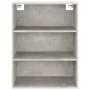 Grauer Beton-Hängeschrank 69,5x32,5x90 cm von vidaXL, Sideboards - Ref: Foro24-812316, Preis: 56,51 €, Rabatt: %