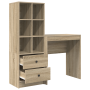 Escritorio con Almacenamiento Roble Sonoma Madera Elaborada | Foro24.es | Tu tienda online para hogar, jardín y más Foro24.es