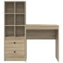 Escritorio con Almacenamiento Roble Sonoma Madera Elaborada | Foro24.es | Tu tienda online para hogar, jardín y más Foro24.es