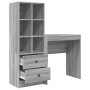 Escritorio con Almacenamiento Gris Sonoma Madera Elaborada | Foro24.es | Tu tienda online para hogar, jardín y más Foro24.es