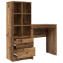 Escritorio con Almacenamiento Madera Vieja Madera Elaborada by , Sideboards - Ref: Foro24-3337311, Price: 138,33 €, Discount: %