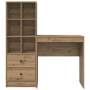 Escritorio con Almacenamiento de Roble Madera | Foro24.es | Tu tienda online para hogar, jardín y más Foro24.es