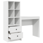 Escritorio con Almacenamiento Blanco Madera Elaborada | Foro24.es | Tu tienda online para hogar, jardín y más Foro24.es