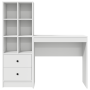 Escritorio con Almacenamiento Blanco Madera Elaborada | Foro24.es | Tu tienda online para hogar, jardín y más Foro24.es