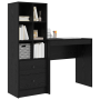 Escritorio con Almacenamiento Roble Negro Madera Ingenierizada | Foro24.es | Tu tienda online para hogar, jardín y más Foro24.es