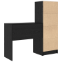 Escritorio con Almacenamiento Roble Negro Madera Ingenierizada | Foro24.es | Tu tienda online para hogar, jardín y más Foro24.es
