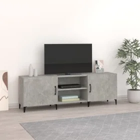 Mueble de TV madera de ingeniería gris hormigón 150x30x50 cm de vidaXL, Muebles TV - Ref: Foro24-812631, Precio: 81,13 €, Des...