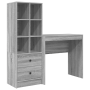 Escritorio con Almacenamiento Gris Sonoma Madera Elaborada | Foro24.es | Tu tienda online para hogar, jardín y más Foro24.es