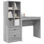 Escritorio con Almacenamiento Gris Sonoma Madera Elaborada | Foro24.es | Tu tienda online para hogar, jardín y más Foro24.es