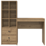 Escritorio con Almacenamiento Roble Artesanal Madera Elaborada | Foro24.es | Tu tienda online para hogar, jardín y más Foro24.es