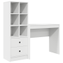 Escritorio con Almacenamiento en Madera Blanca | Foro24.es | Tu tienda online para hogar, jardín y más Foro24.es