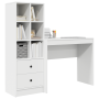 Escritorio con Almacenamiento en Madera Blanca | Foro24.es | Tu tienda online para hogar, jardín y más Foro24.es