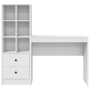 Escritorio con Almacenamiento en Madera Blanca | Foro24.es | Tu tienda online para hogar, jardín y más Foro24.es