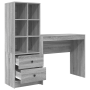 Escritorio con Almacenamiento Gris Sonoma Madera Elaborada | Foro24.es | Tu tienda online para hogar, jardín y más Foro24.es