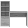 Escritorio con Almacenamiento Gris Sonoma Madera Elaborada | Foro24.es | Tu tienda online para hogar, jardín y más Foro24.es