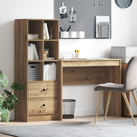Escritorio con Almacenamiento Roble Artesanal Madera Elaborada | Foro24.es | Tu tienda online para hogar, jardín y más Foro24.es