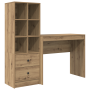 Escritorio con Almacenamiento Roble Artesanal Madera Elaborada | Foro24.es | Tu tienda online para hogar, jardín y más Foro24.es