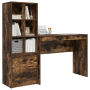 Escritorio con almacenamiento roble ahumado madera manufacturada | Foro24.es | Tu tienda online para hogar, jardín y más Foro24.es