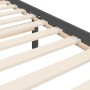 Gray solid wood bed frame with headboard 200x200 cm by vidaXL, Beds and slatted bases - Ref: Foro24-3194983, Price: 170,25 €,...