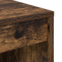 Escritorio con almacenamiento roble ahumado madera manufacturada | Foro24.es | Tu tienda online para hogar, jardín y más Foro24.es
