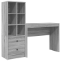 Escritorio con Almacenamiento Gris Sonoma de Madera Ingenierada | Foro24.es | Tu tienda online para hogar, jardín y más Foro24.es