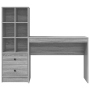 Escritorio con Almacenamiento Gris Sonoma de Madera Ingenierada | Foro24.es | Tu tienda online para hogar, jardín y más Foro24.es