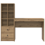 Escritorio con almacenamiento roble artesanal madera elaborada de , Aparadores - Ref: Foro24-3337336, Precio: 146,33 €, Descu...