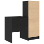 Escritorio con almacenamiento roble negro madera elaborada | Foro24.es | Tu tienda online para hogar, jardín y más Foro24.es