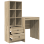 Escritorio con Almacenamiento Sonoma Oak Madera Elaborada von , Sideboards - Ref: Foro24-3337339, Preis: 145,48 €, Rabatt: %