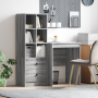 Escritorio con Almacenamiento Gris Sonoma Madera | Foro24.es | Tu tienda online para hogar, jardín y más Foro24.es
