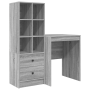 Escritorio con Almacenamiento Gris Sonoma Madera | Foro24.es | Tu tienda online para hogar, jardín y más Foro24.es