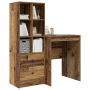 Escritorio con Almacenamiento Madera Vieja Madera Elaborada by , Sideboards - Ref: Foro24-3337343, Price: 145,48 €, Discount: %