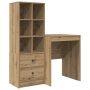 Escritorio con almacenamiento Roble artesanal Madera elaborada | Foro24.es | Tu tienda online para hogar, jardín y más Foro24.es