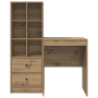 Escritorio con almacenamiento Roble artesanal Madera elaborada | Foro24.es | Tu tienda online para hogar, jardín y más Foro24.es