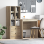 Escritorio con Almacenamiento Roble Sonoma Madera Elaborada | Foro24.es | Tu tienda online para hogar, jardín y más Foro24.es