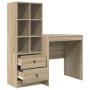 Escritorio con Almacenamiento Roble Sonoma Madera Elaborada | Foro24.es | Tu tienda online para hogar, jardín y más Foro24.es