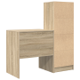 Escritorio con Almacenamiento Roble Sonoma Madera Elaborada | Foro24.es | Tu tienda online para hogar, jardín y más Foro24.es
