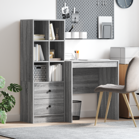 Comprar Escritorio con Almacenamiento Gris Sonoma