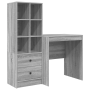 Escritorio con Almacenamiento Gris Sonoma Madera Ingenierizada | Foro24.es | Tu tienda online para hogar, jardín y más Foro24.es
