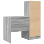 Escritorio con Almacenamiento Gris Sonoma Madera Ingenierizada | Foro24.es | Tu tienda online para hogar, jardín y más Foro24.es