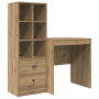 Escritorio con Almacenamiento Roble Artesanal Madera Elaborada | Foro24.es | Tu tienda online para hogar, jardín y más Foro24.es