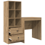 Escritorio con Almacenamiento Roble Artesanal Madera Elaborada | Foro24.es | Tu tienda online para hogar, jardín y más Foro24.es