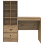 Escritorio con Almacenamiento Roble Artesanal Madera Elaborada | Foro24.es | Tu tienda online para hogar, jardín y más Foro24.es