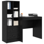 Escritorio  con almacenamiento de roble negro y madera elaborada | Foro24.es | Tu tienda online para hogar, jardín y más Foro24.es