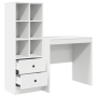 Escritorio  con Almacenamiento Madera Elaborada Blanca | Foro24.es | Tu tienda online para hogar, jardín y más Foro24.es