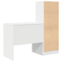 Escritorio  con Almacenamiento Madera Elaborada Blanca | Foro24.es | Tu tienda online para hogar, jardín y más Foro24.es