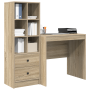 Escritorio con Almacenamiento  Roble Sonoma Madera Elaborada | Foro24.es | Tu tienda online para hogar, jardín y más Foro24.es