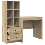 Escritorio con Almacenamiento  Roble Sonoma Madera Elaborada | Foro24.es | Tu tienda online para hogar, jardín y más Foro24.es